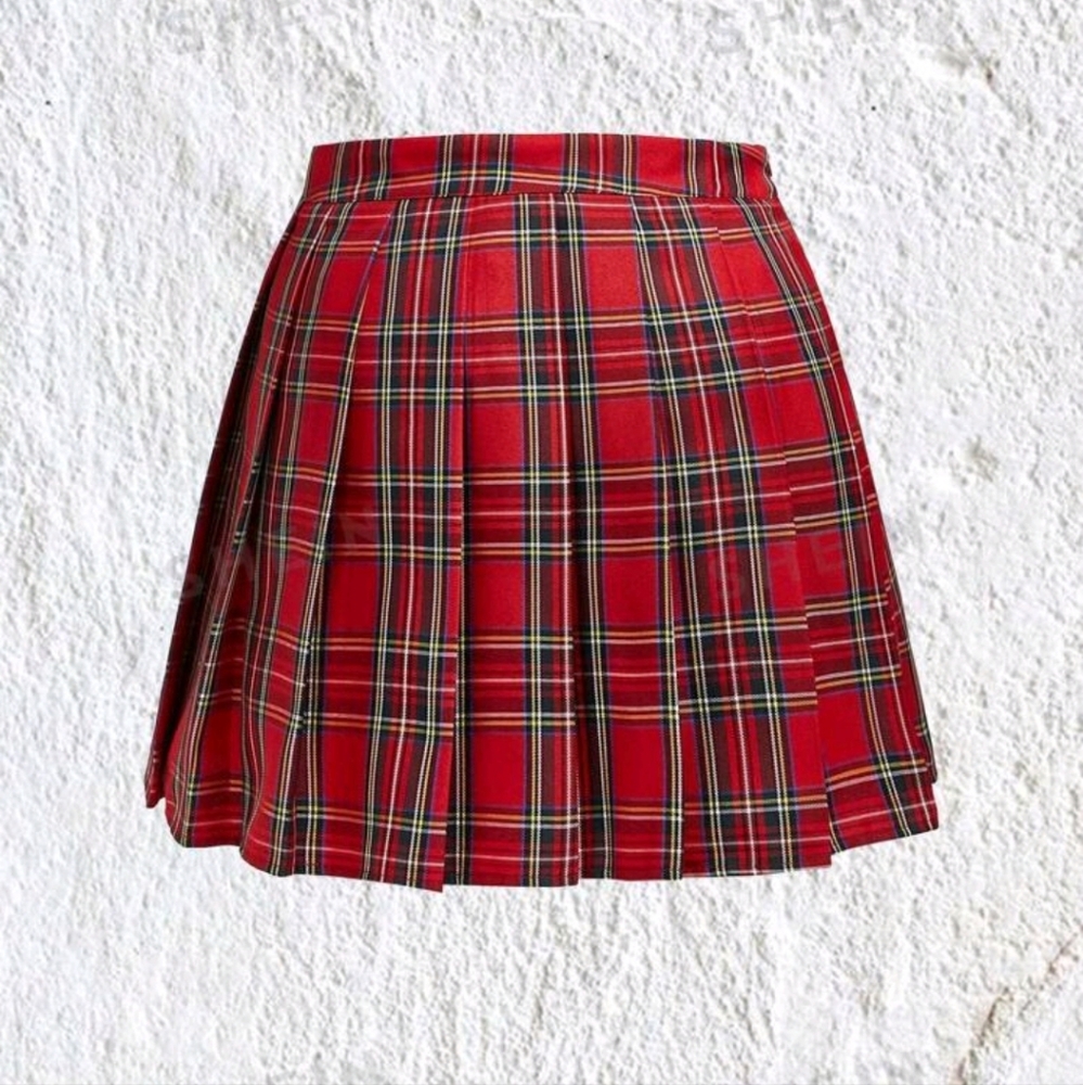 Plaid Skater Skirt